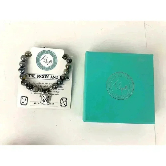 T Jazelle Bracelet To The Moon & Back Sterling Silver TJ 925 With Box - Picture 5 of 12